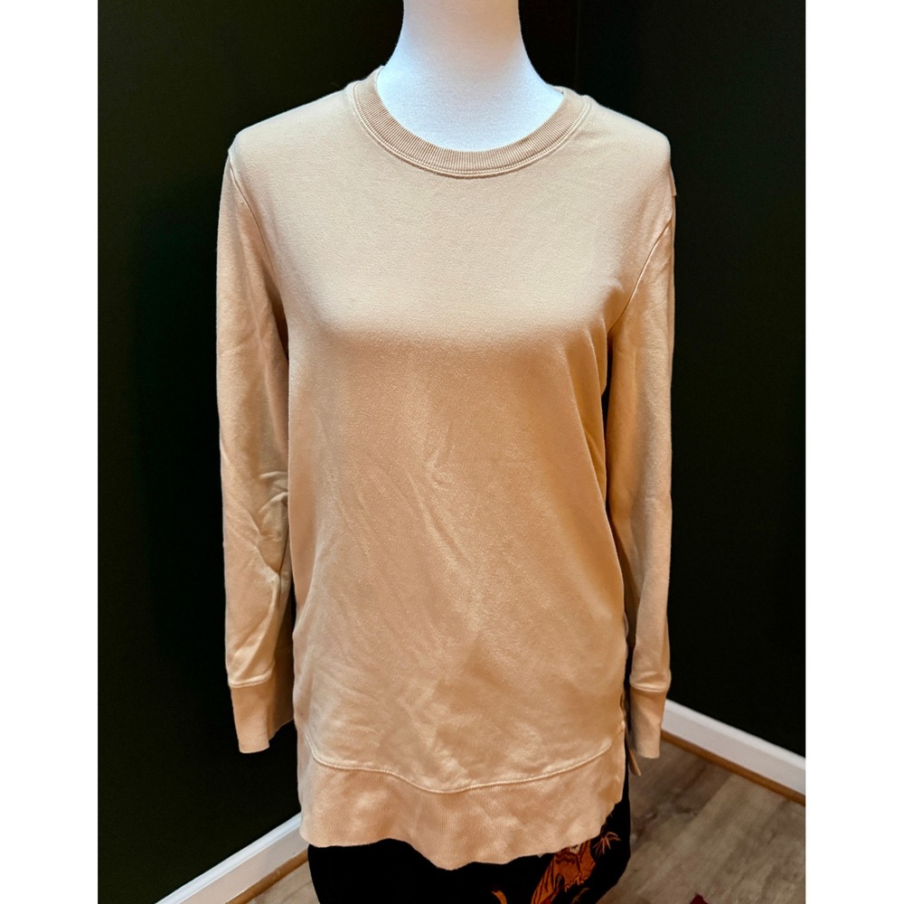 Daily‎ Ritual Tan Crewneck Sweatshirt Women's Size S